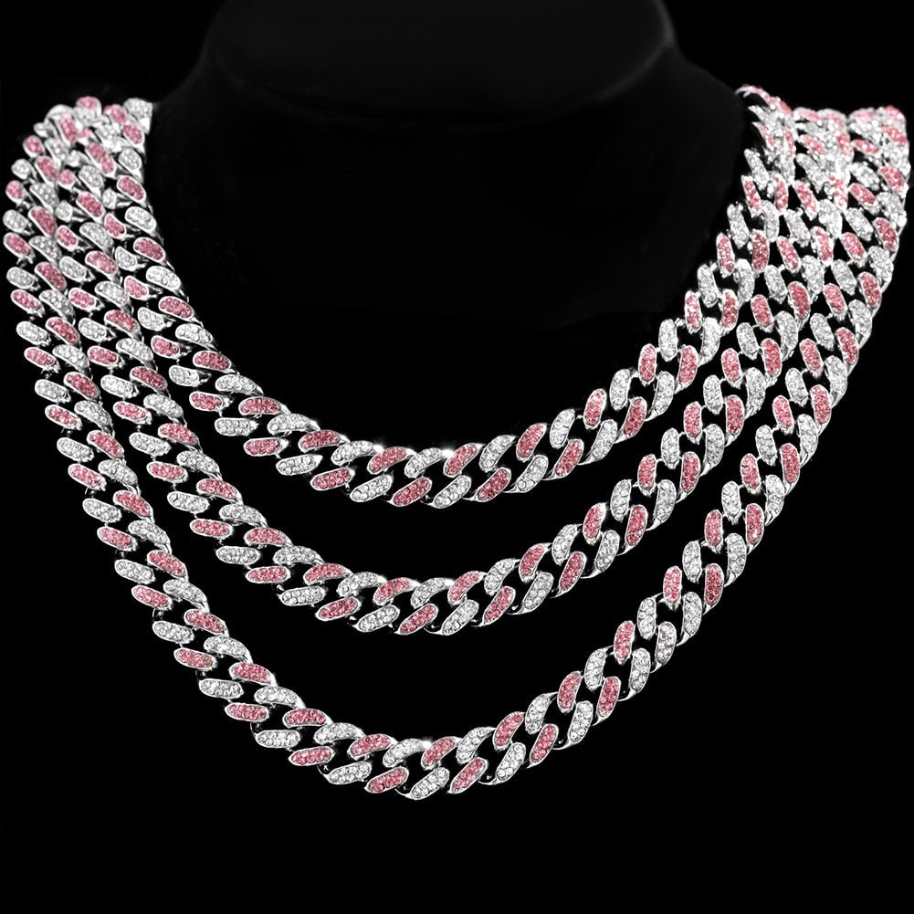 13mm Cuban Chain - Icefall -