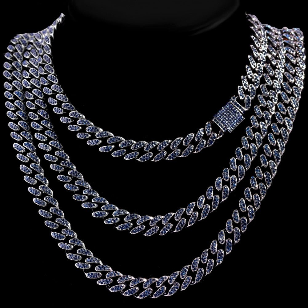 13mm Cuban Chain - Icefall -