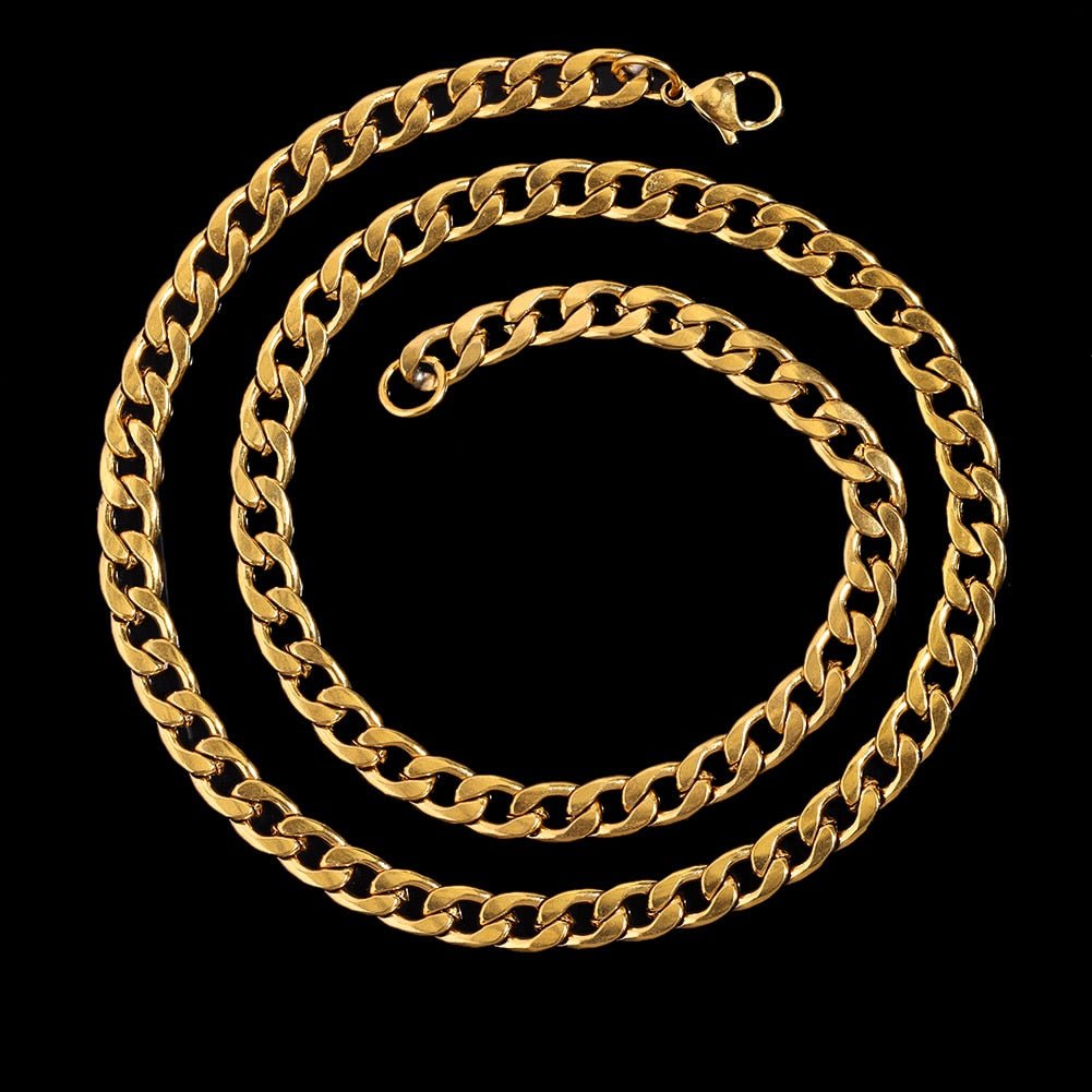 6mm Plain Cuban Chain - Icefall