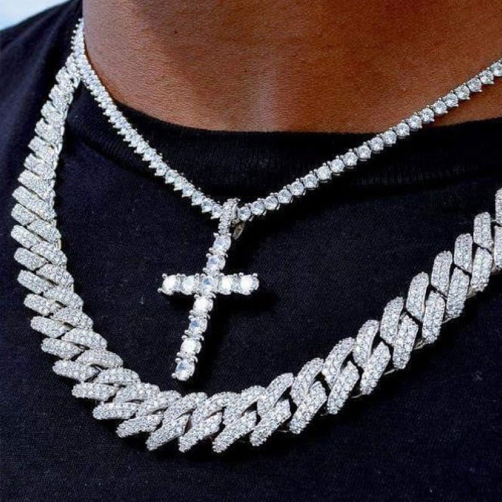 Cross Pendant - Icefall