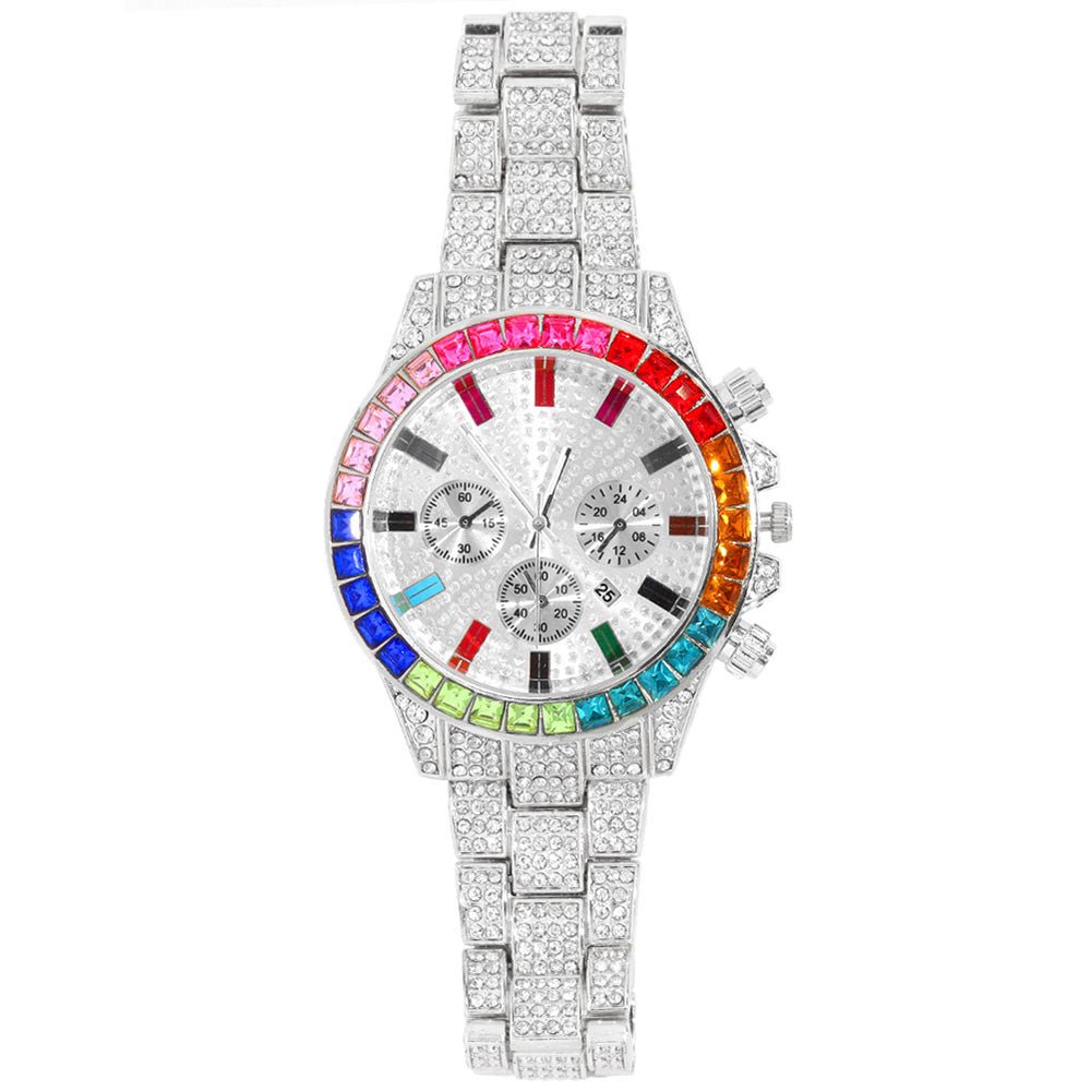 Iced Rainbow Watch - Icefall - Silver