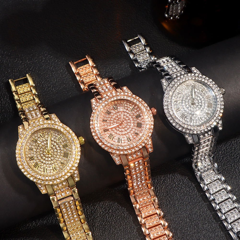 Iced Roman Numerals Watch - Icefall